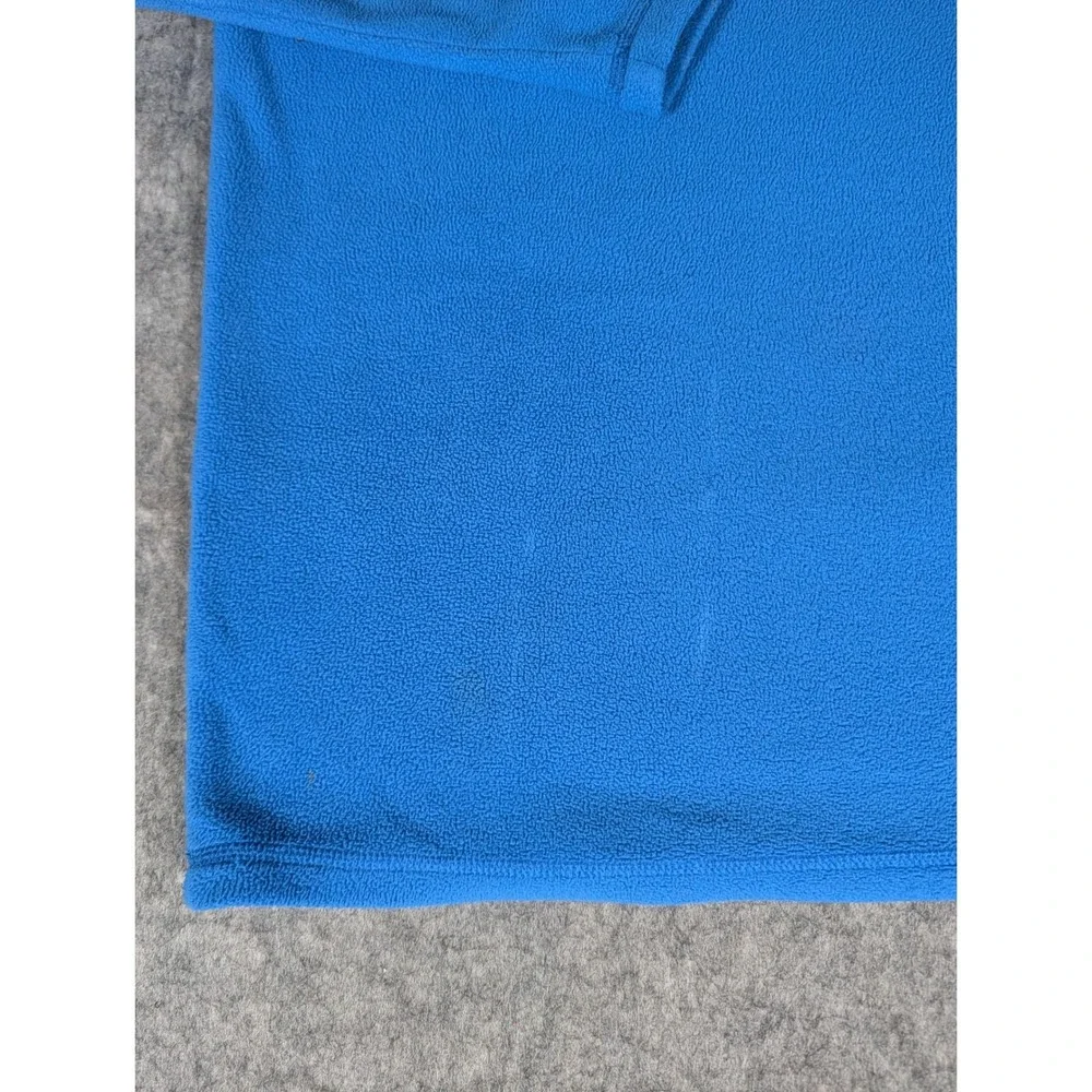 The North Face TKA 100 Fleece Pullover Mens Blue Quarter‎ Zip Mock Neck Jacket